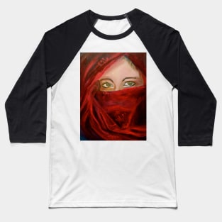 Mysterious Eyes Baseball T-Shirt